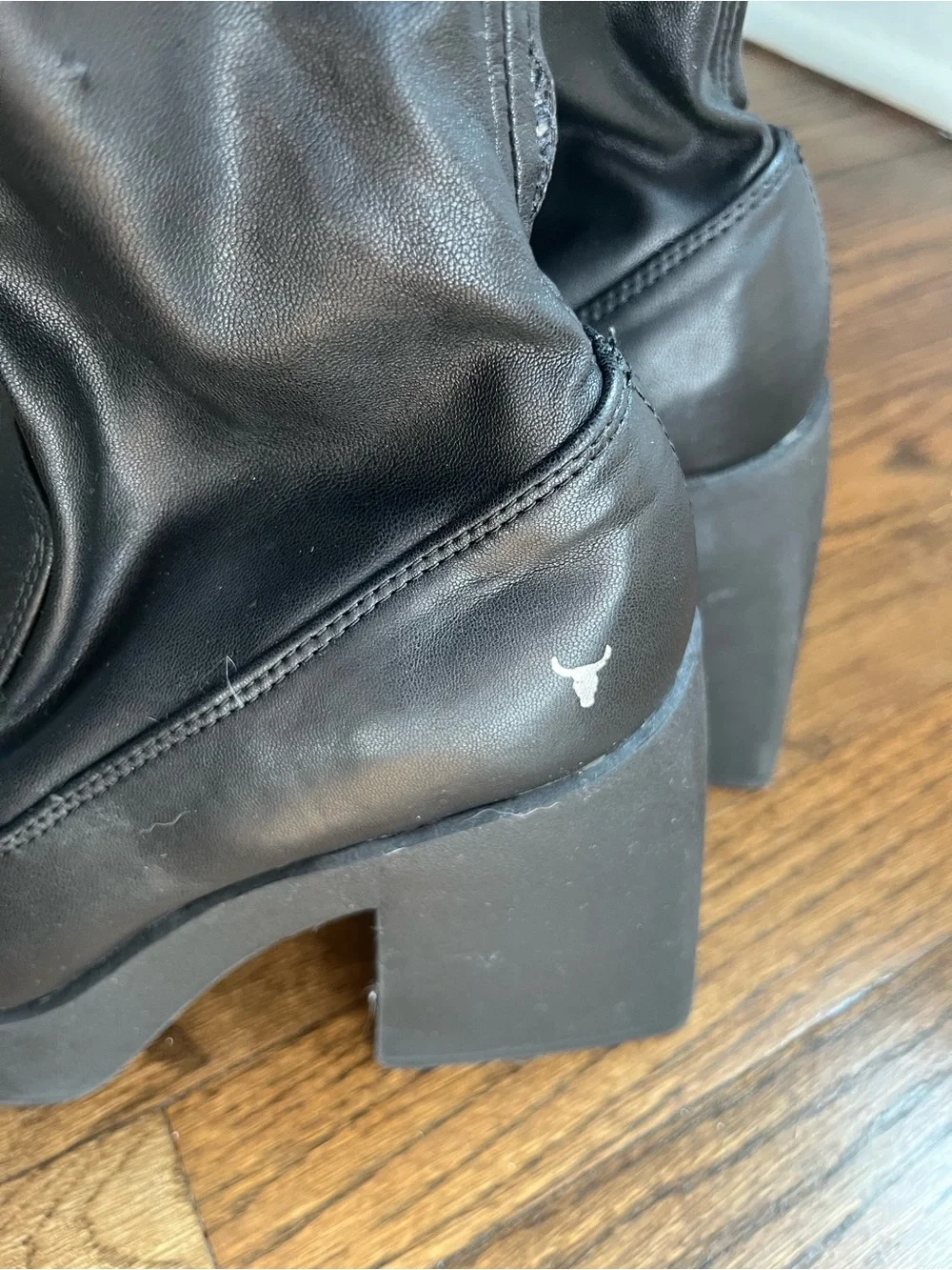 Windsor Smith Badgirls Black Stretch Sock Boots size 7